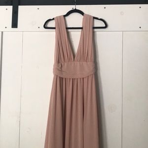 Lulus blush pink dress
